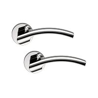 Ручки на розеті COLOMBO Olly LC61 (CD49BZGG-CD43G) хром